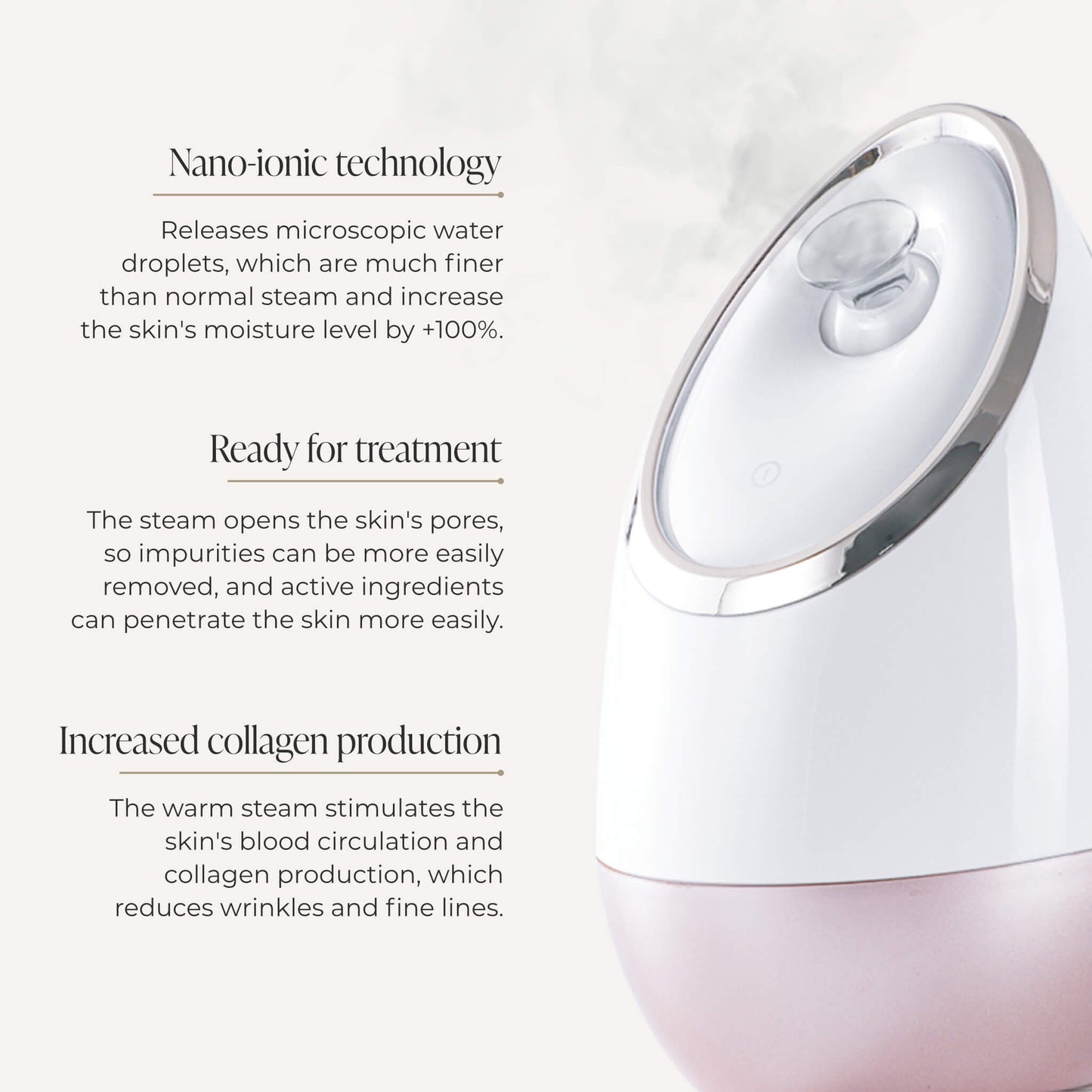 Comforth Nano-Ionic Facial Steamer