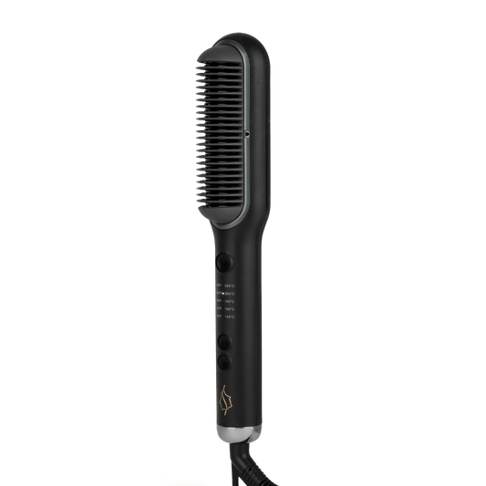 Comforth Smoothing Brush - 2-in-1 Comb and Straightening Iron