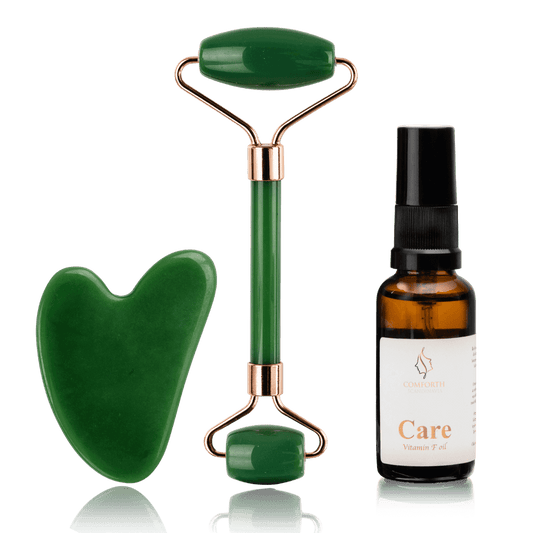 Gua Sha Set + Vitamin F Oil
